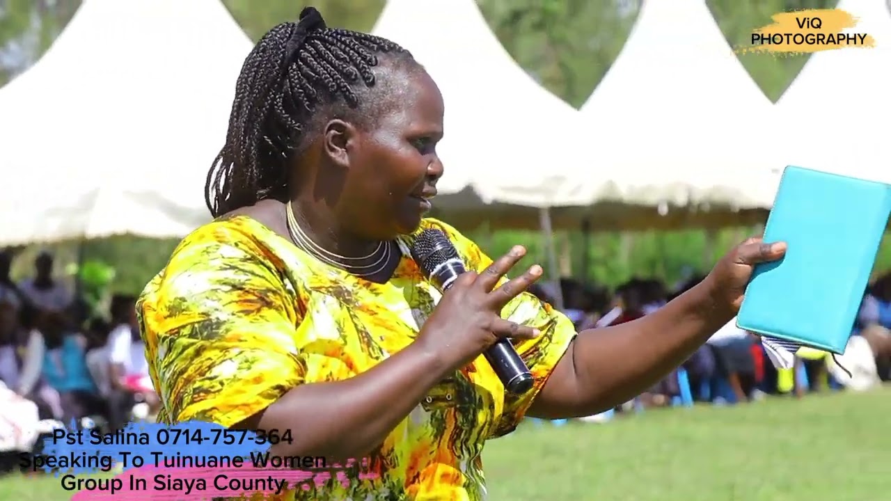 SIKIA HII,SHERIA YA PESA.Pst salina gracing Tuinuane women group in siaya