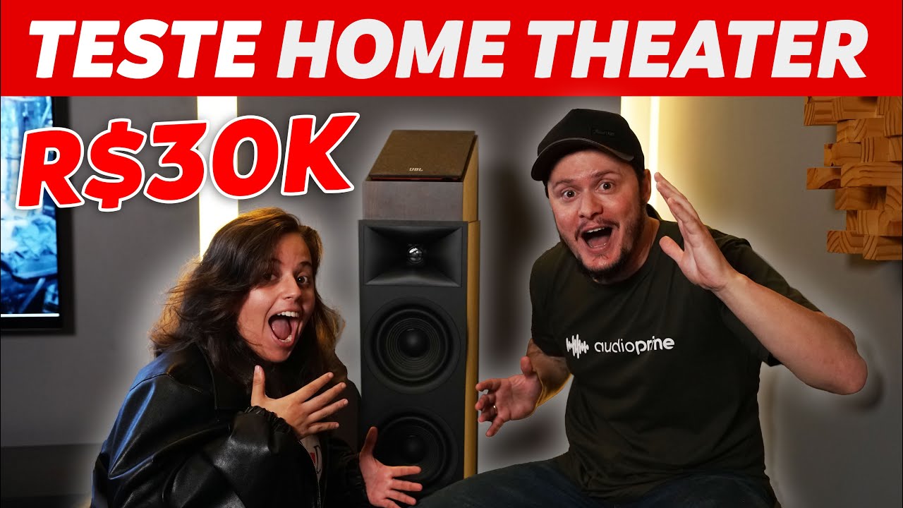 😱 TESTANDO HOME THEATER DE 30 MIL REAIS | AUDIO PRIME