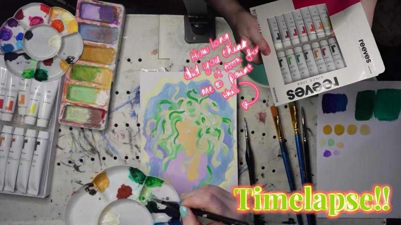 This is a Medusa Painting!! (Timelapse)