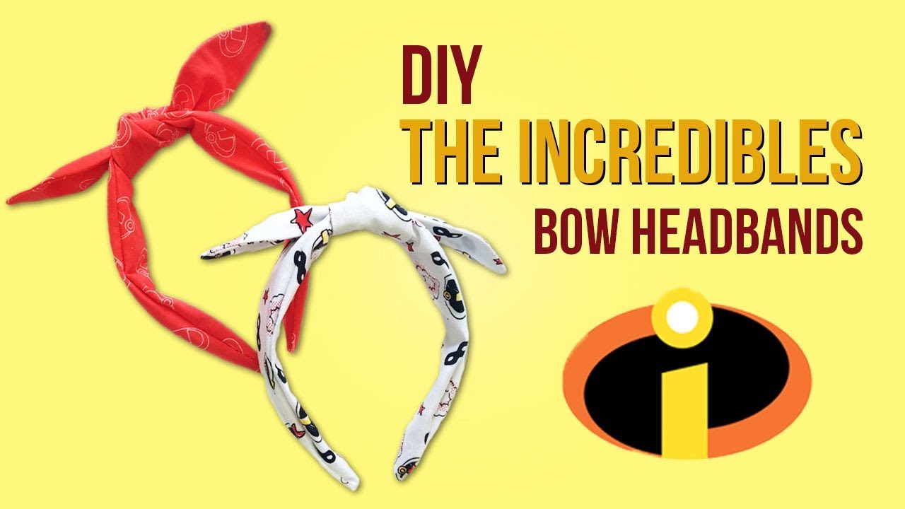 DIY Bow Headbands | Disney's The Incredibles | Paola Julissa