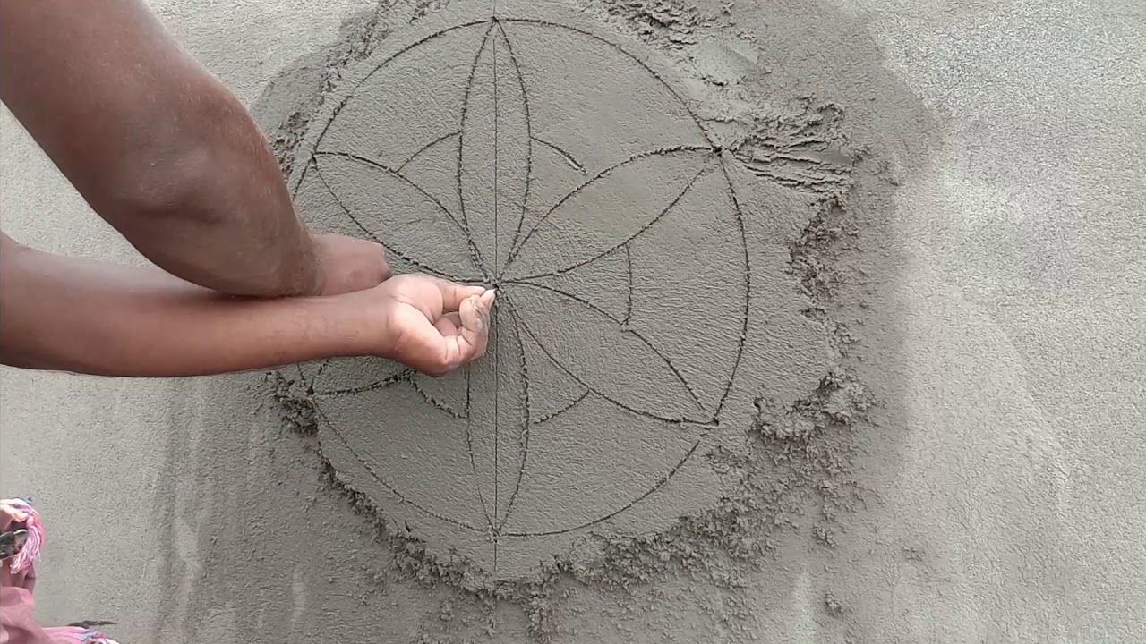 Wall flower design || Raj m Bhadrak