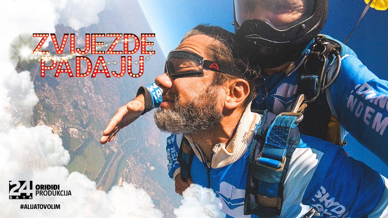 Mario Petreković se 'oprostio' sa ženom i djetetom pa skočio iz aviona | ZVIJEZDE PADAJU | Epizoda 7