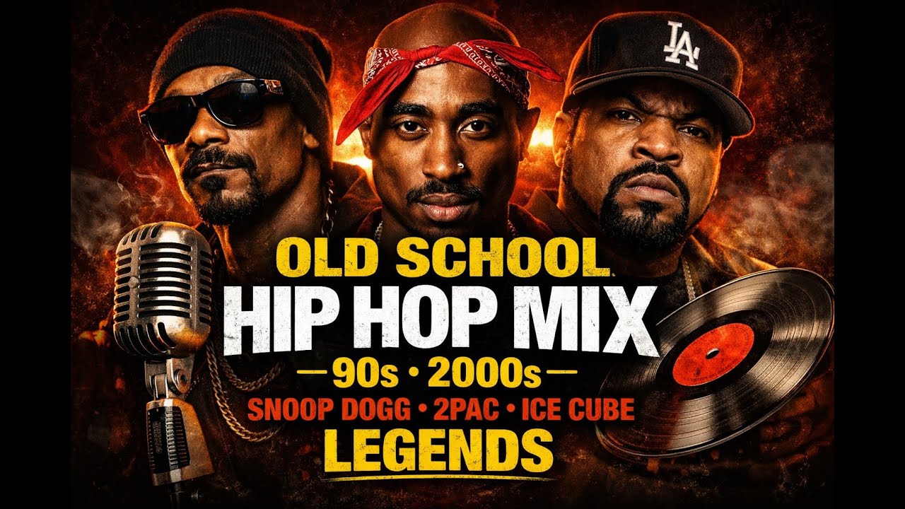 Old School Hip Hop Mix 90s 2000s | Snoop Dogg, 2Pac, Ice Cube Legends