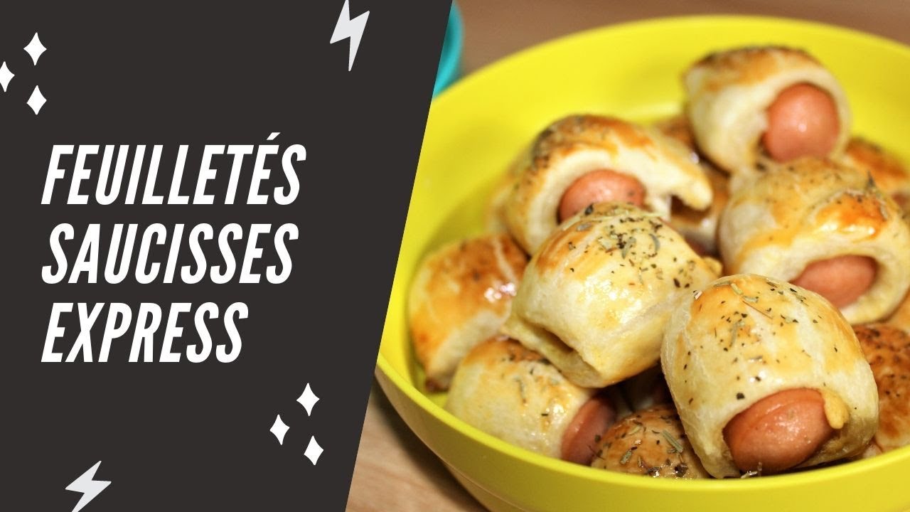 Feuilletés à la saucisse et moutarde express // Pour vos apéritifs 🍸// Petit budget 😊😉