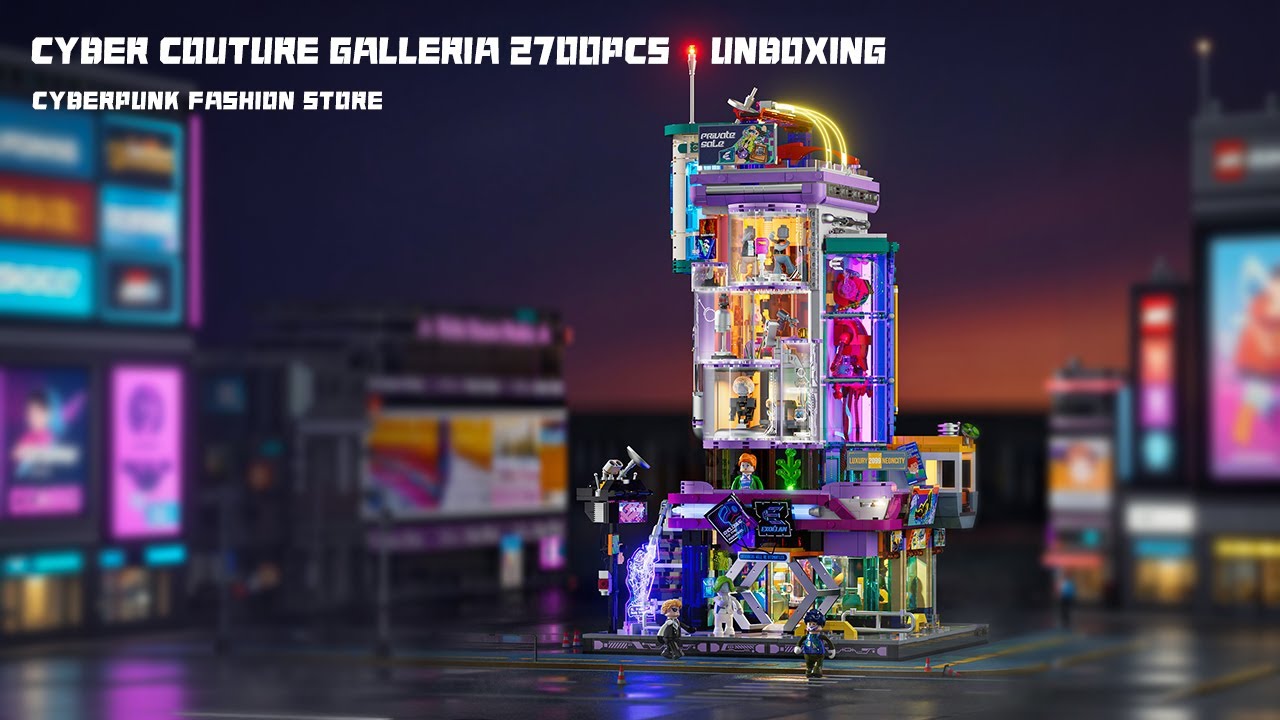 Lumibricks - Cyberpunk Brick Masterpiece? 22 Light Points + Cyborg Mods! Review