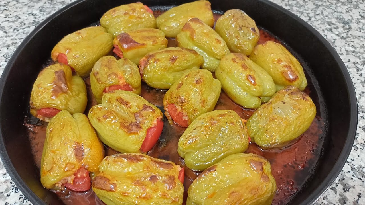 Fırında Biber Dolması Tarifi / Nasıl Yapılır? 😋👌🏼