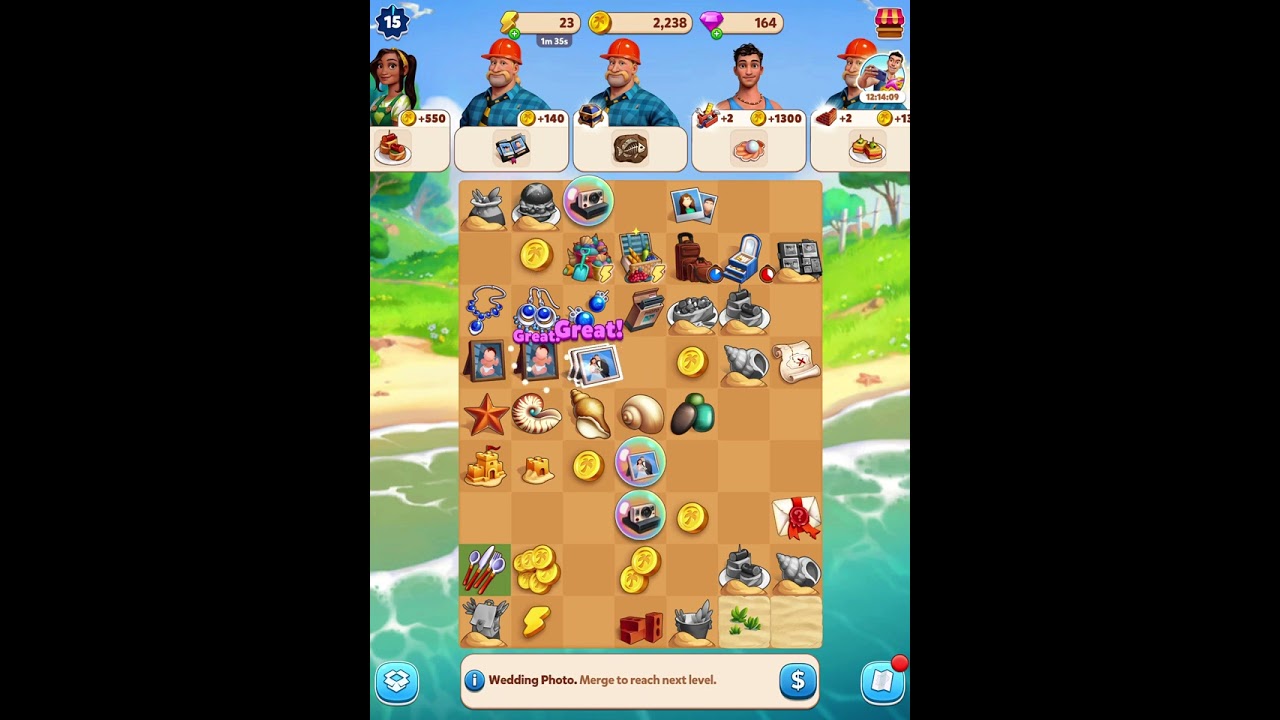 Travel Town - Merge Adventure | EP.6 Jewellery Stall Level 6, Herb Store Level 1