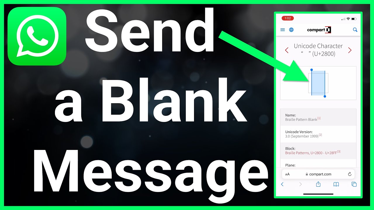 How To Send Blank Message On WhatsApp