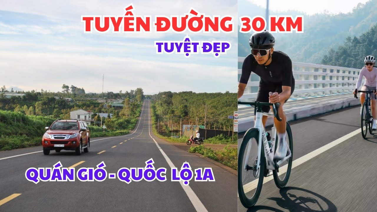 HÀNH TRÌNH KHÁM PHÁ TUYẾN ĐƯỜNG QUÁN GIÓ - QUỐC LỘ 1A. #tranvanchanh #quehuong #mienque #nongthon