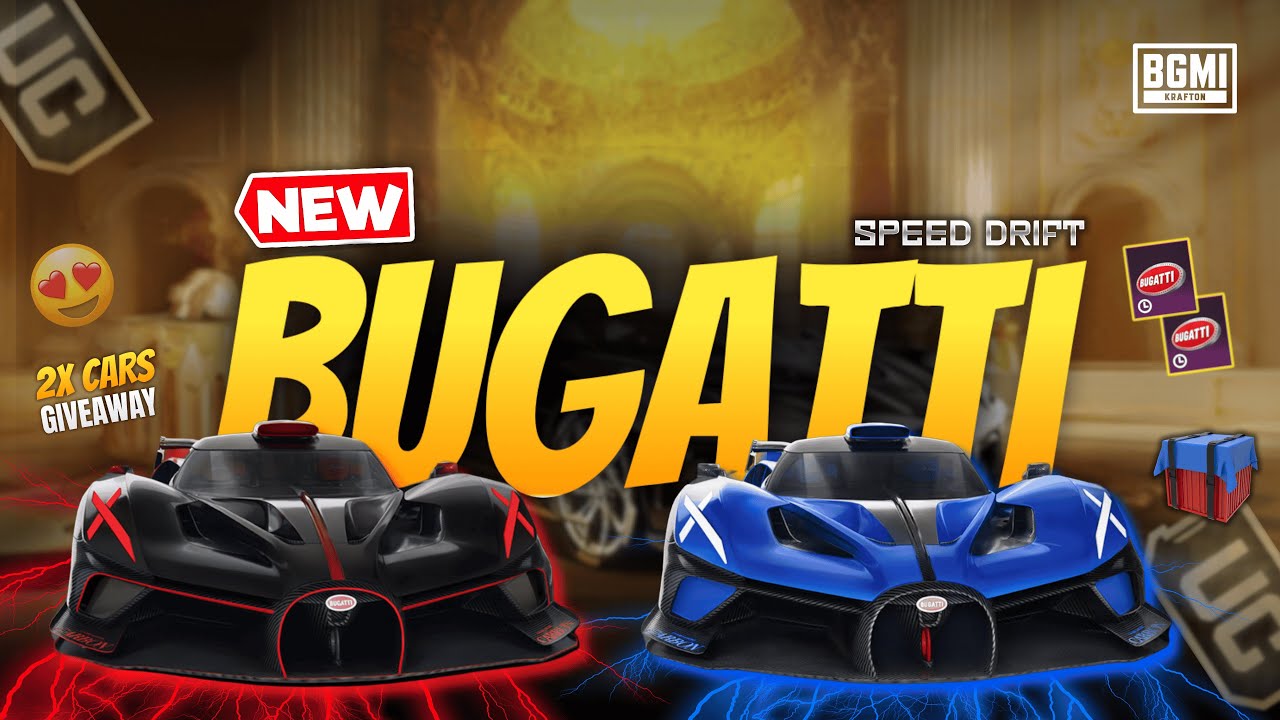 BGMI Bugatti Crate Opening with 10 UC Trick #bgmi #bugatti #pubg #giveaway #crateopening