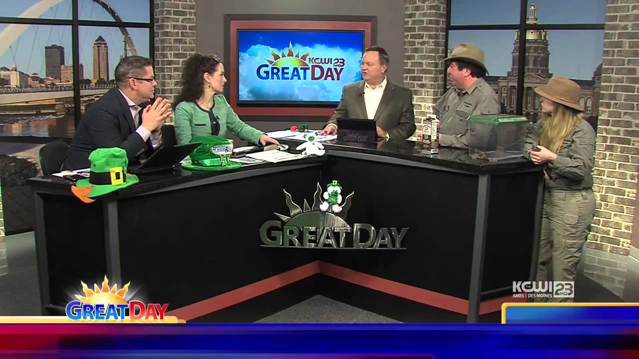 Frog Education with the Academy of Wildlife Education on KCWI Great Day