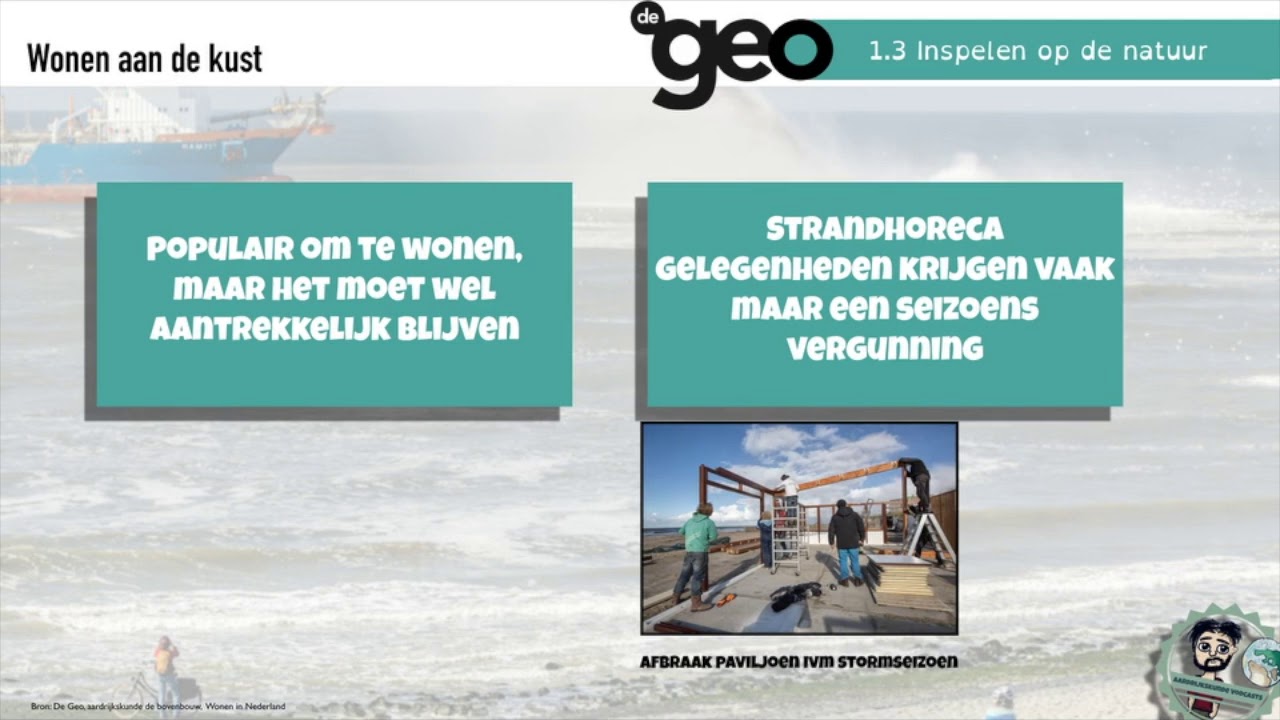 De Geo bovenbouw vwo (5e editie) Wonen in Nederland, §1.3 Inspelen op de natuur