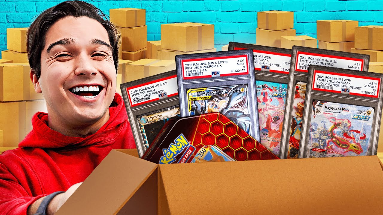 5 Cartons Pokémon Mystères (3000€ au total…)