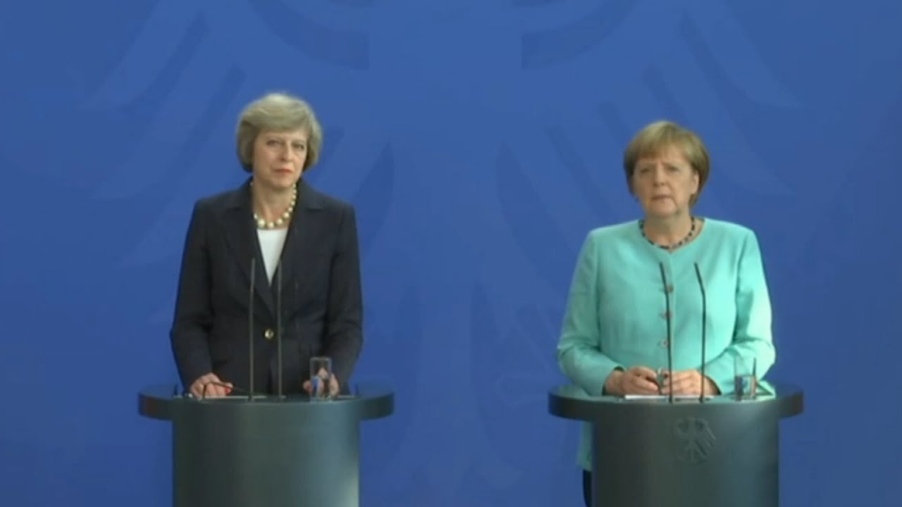Awkward moment German journalist asks Theresa May why she appointed Boris Foreign Secretary