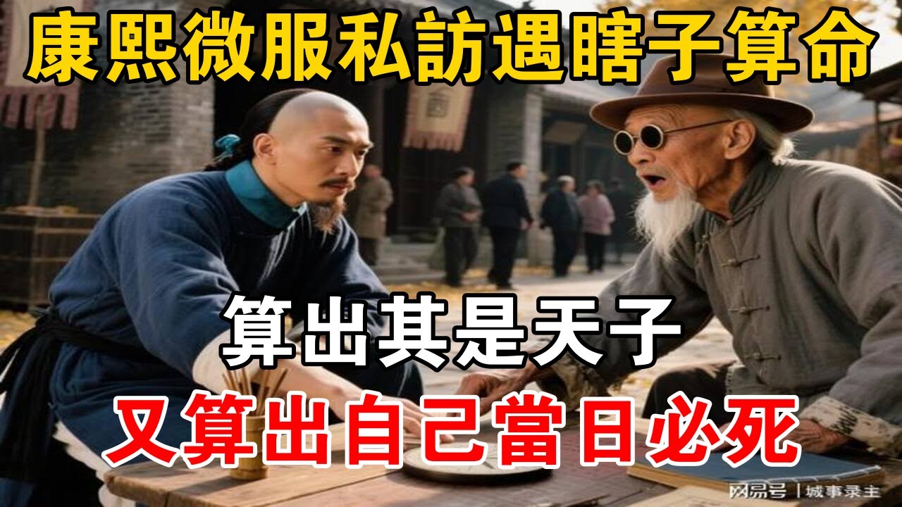 康熙微服私訪遇瞎子算命，算出其是天子，又算出自己當日必死【史海探秘】