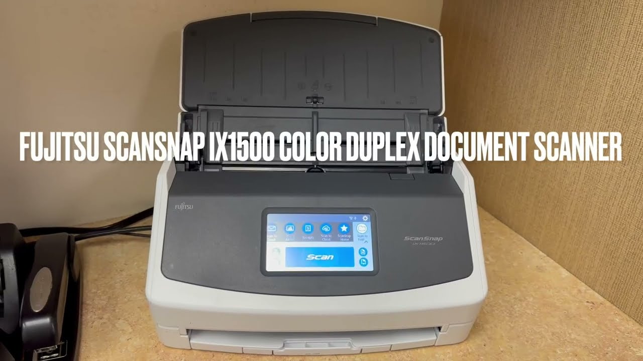 Fujitsu ScanSnap iX1500 Color Duplex Document Scanner with Touch Screen for Mac or PC Review