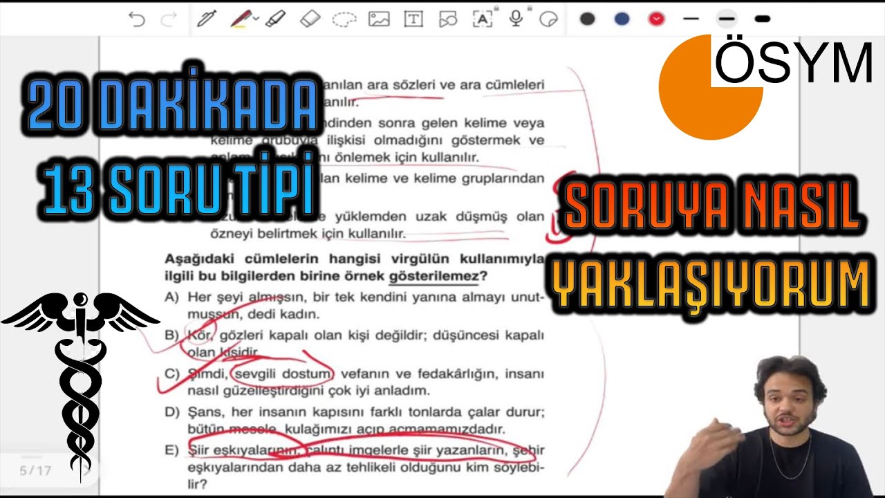 PARAGRAF NASIL ÇÖZÜLÜR ? TIP ÖĞRENCİSİ GÖZÜNDEN TÜRKÇE SORU ÇÖZÜMÜ #yks #yks24