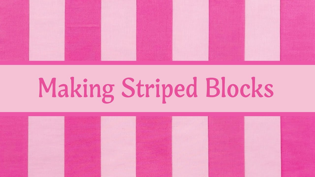 Going Full Circle: Constructing Striped Blocks
