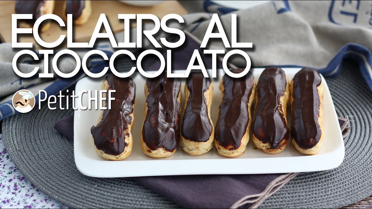 Eclairs al cioccolato - Ricetta spiegata passo a passo, PetitChef.it
