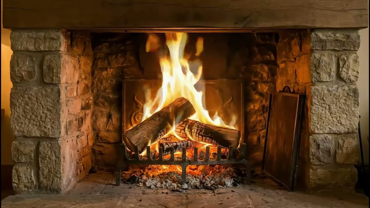 🔥 Deep Focus Fireplace: Crackling Fire Sounds for Work, Reading & Concentration