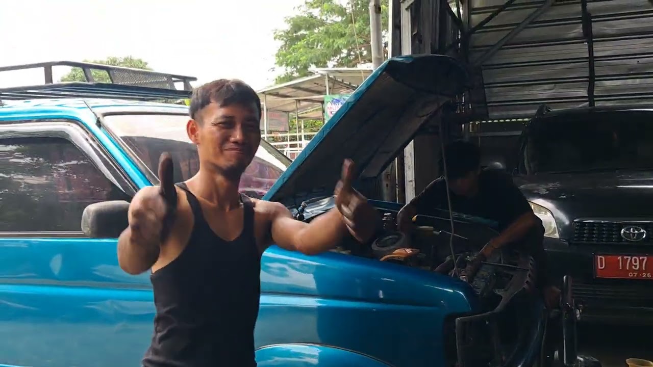 pasang selang power stering panther