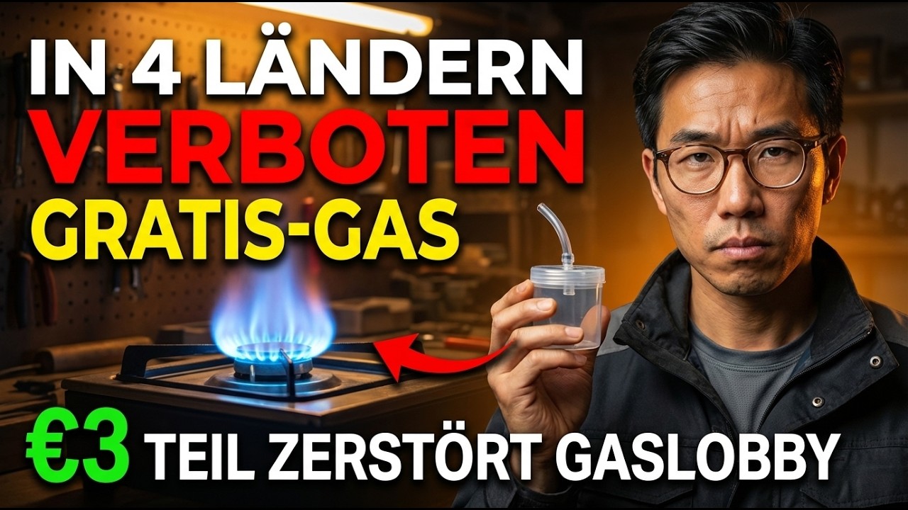 GRATIS-GAS FÜR IMMER — Dieses €3-Teil ist in 4 Ländern VERBOTEN. Gaskonzerne HASSEN