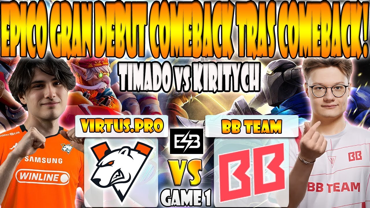 VIRTUS.PRO vs BB TEAM BO3[GAME 1]TIMADO, ABED, FLY VS GPK, KIRITYCH - FISSURE PLAYGROUND 2 - ESB