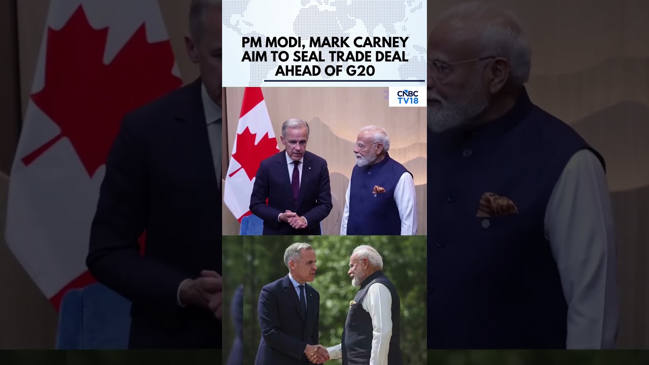 Встреча премьер-министра Моди и Марка Карни на саммите G7 | Индия и Канада планируют заключить то...
