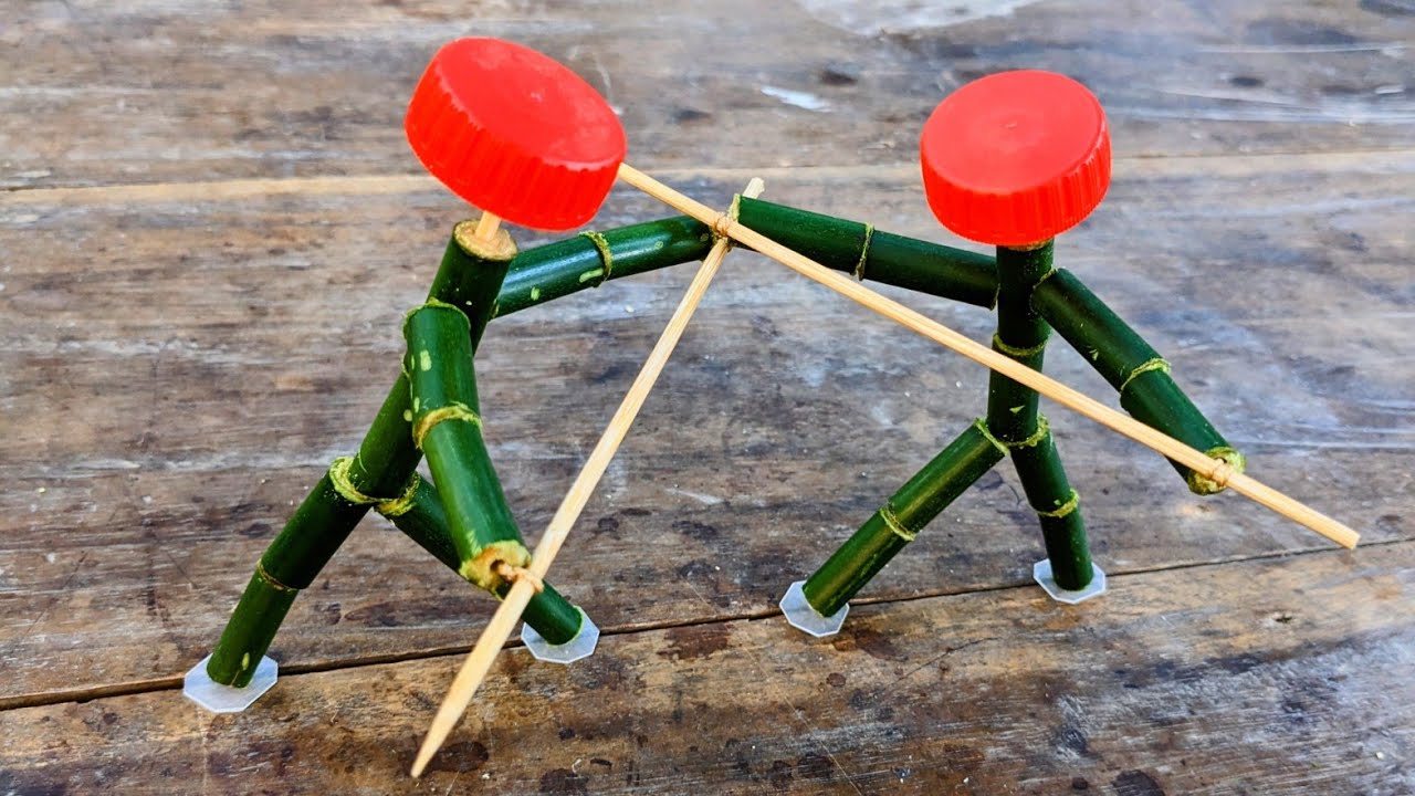 Unbelievable Bamboo Fighters Battle! DIY Bamboo Man Fight Game, That Shocked Everyone | S9T