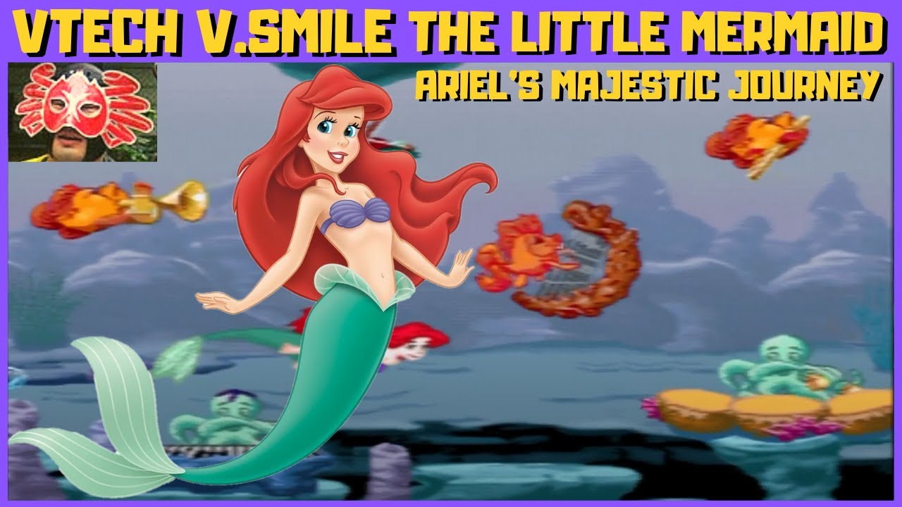 The Little Mermaid: Ariel's Majestic Journey (VTech V.Smile) Learning Adventure and Learning Zone 🦀