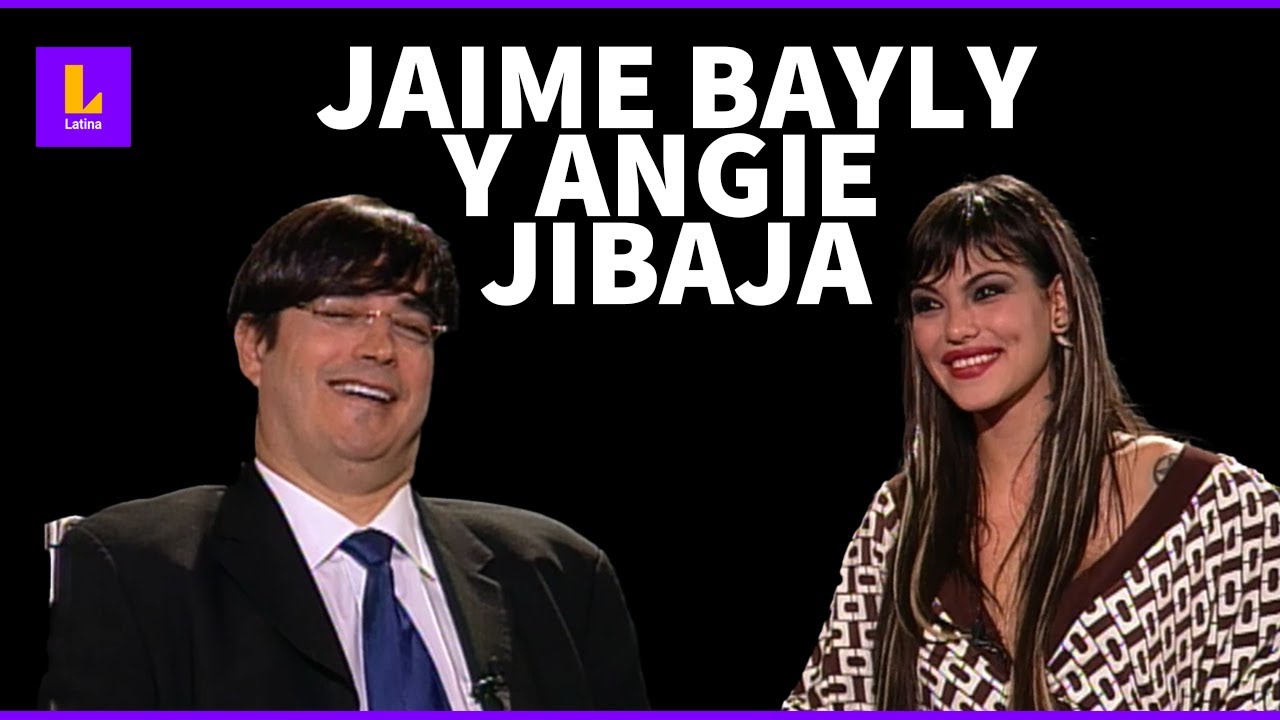 JAIME BAYLY y ANGIE JIBAJA en entrevista por Latina Televisi&oacute;n