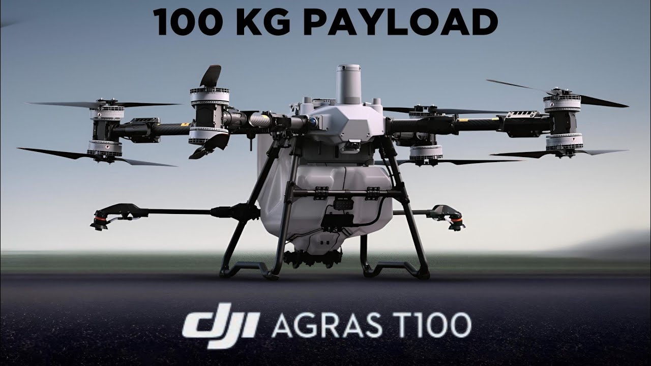 New DJI Agras T100 – 100KG Payload is CRAZY! What would you carry?