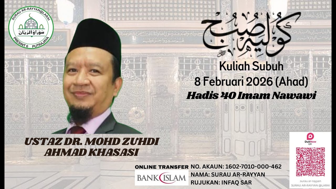 KULIAH SUBUH DI SAR @ LARAI - USTAZ DR.MOHD ZUHDI