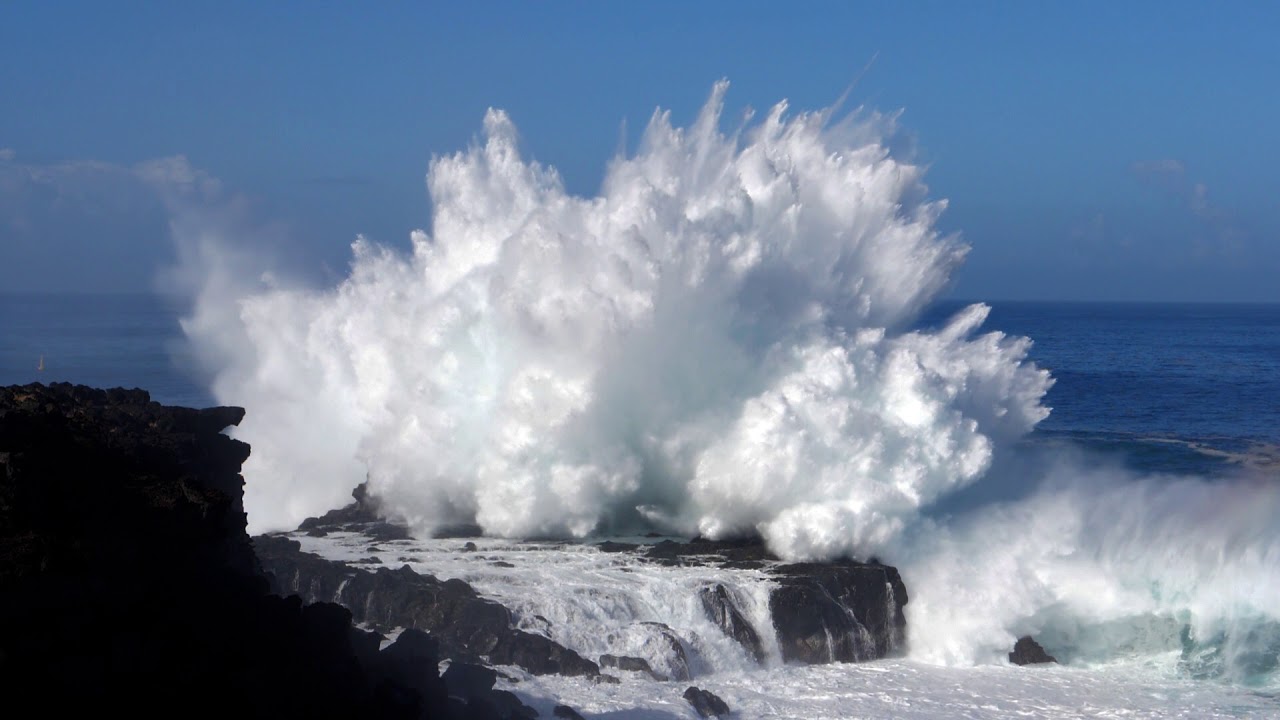 houle du 27/08/2017, Saint-Leu / pointe des châteaux, la Réunion