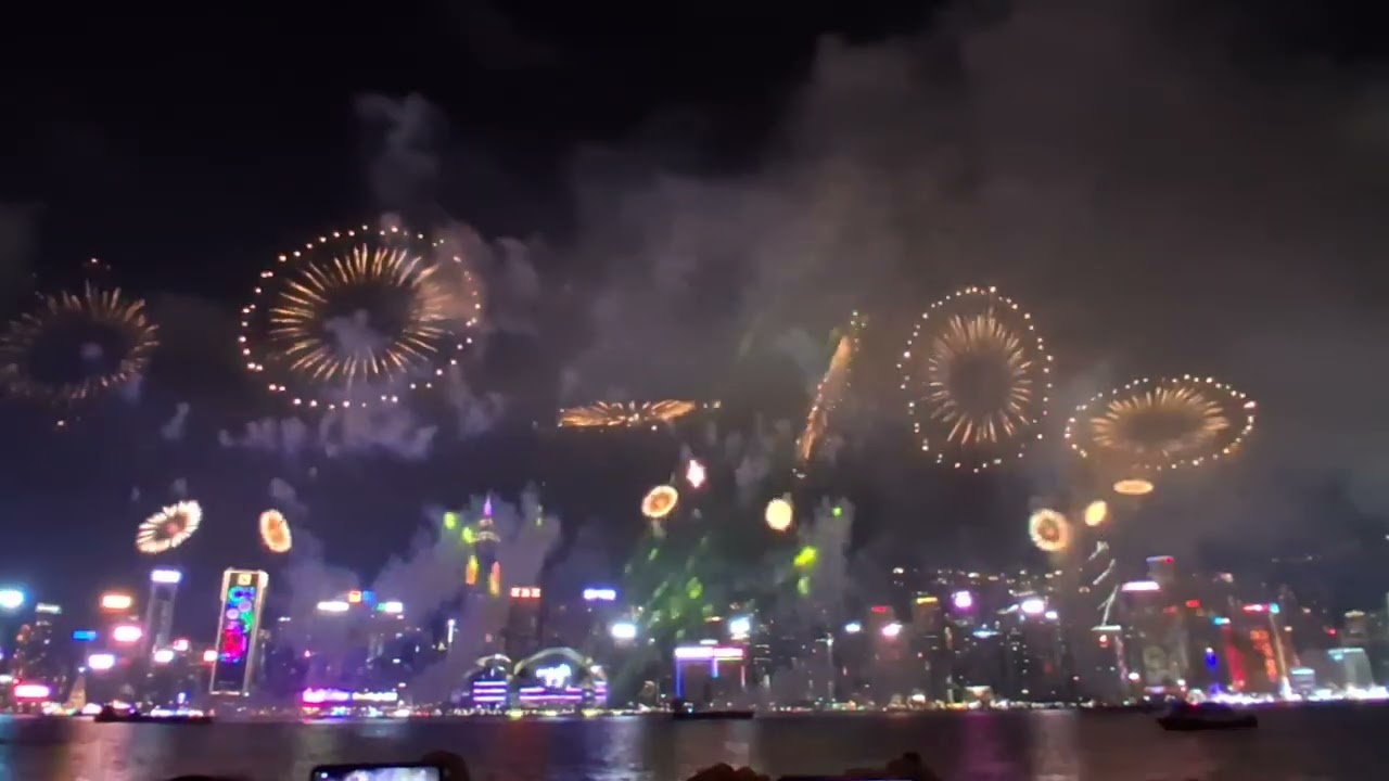 Fireworks 🎆  Hongkong 2026 #imlek 