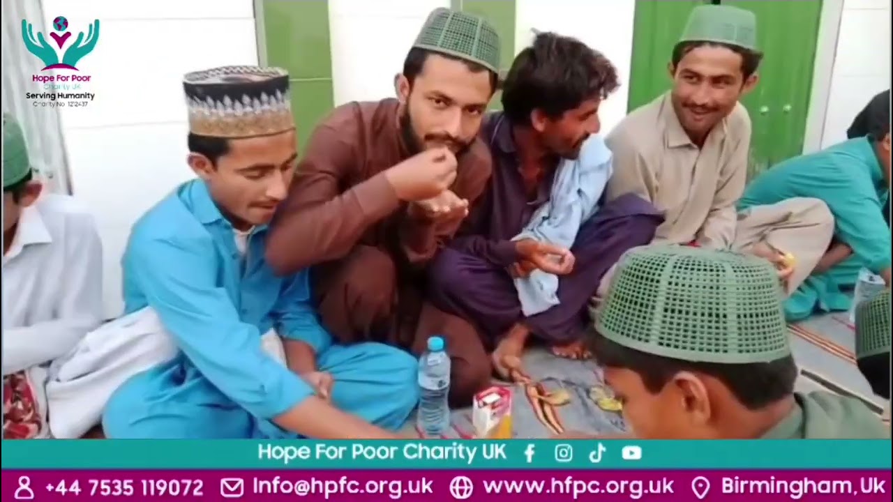 Hope For Poor Charity UK Ramadan Day 2 Jamia Faizan E Farooq E Azam Masjid 🇵🇰 20/02/26