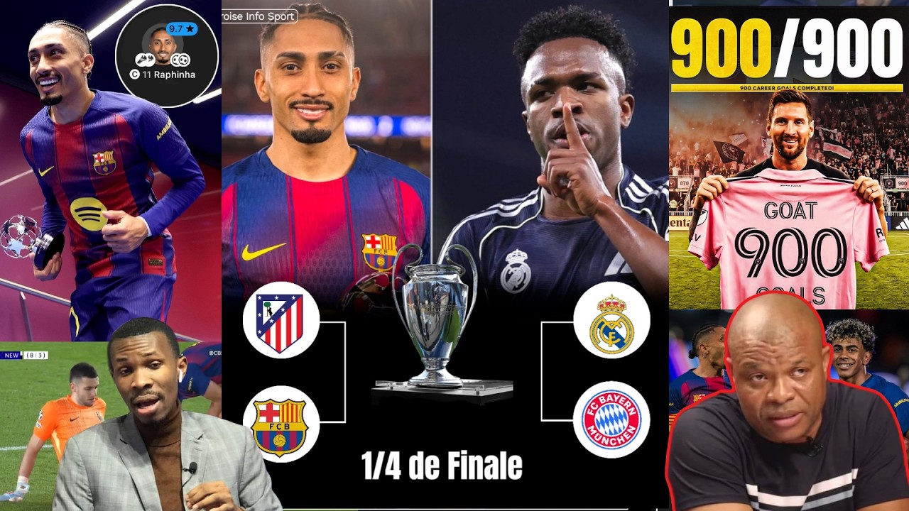 Rudy Sanon ak Kimberly fè yon bèl rale sou match Barcelone ak Newcastle la . anpil koze pale
