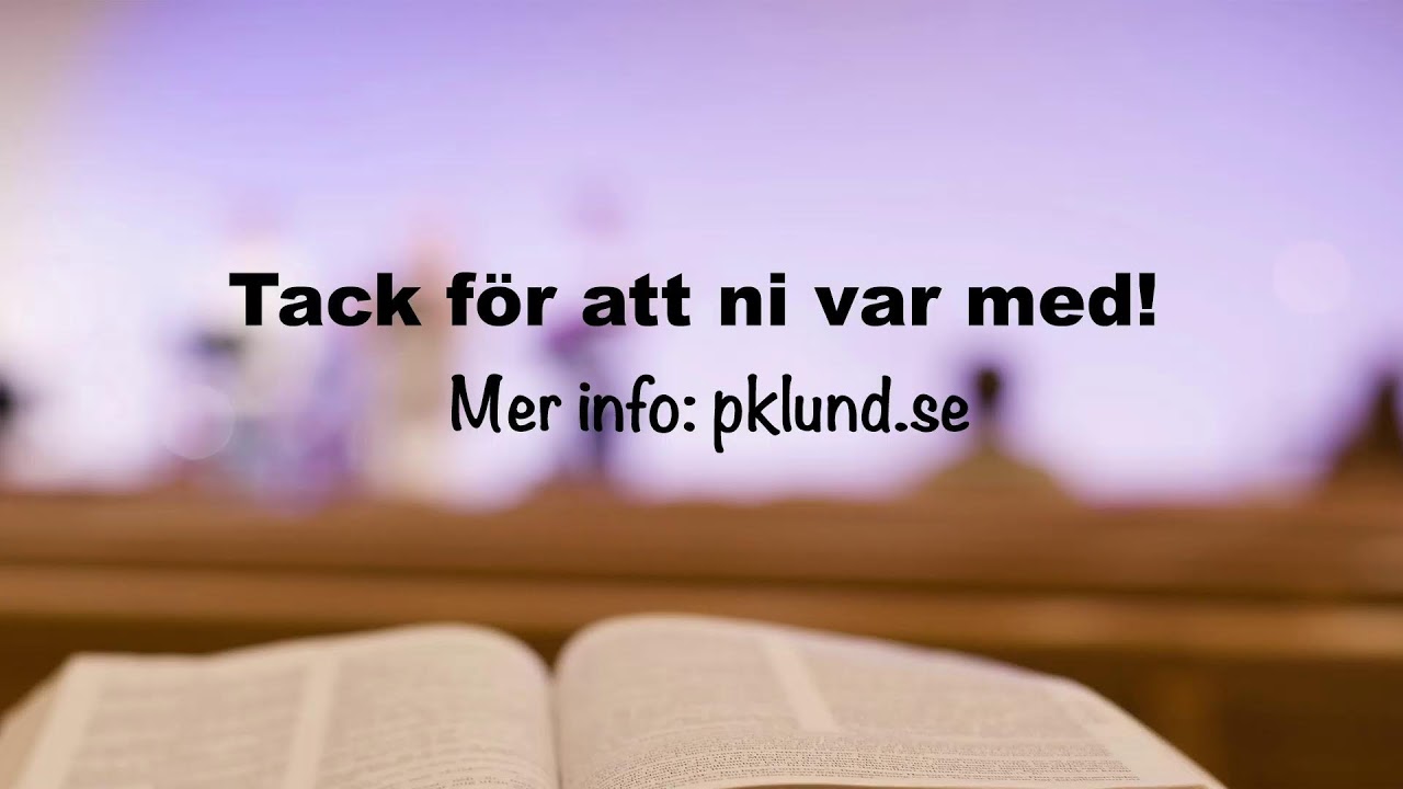 Gudstjänst  |  2 november 2025  |  Pingstkyrkan i Lund