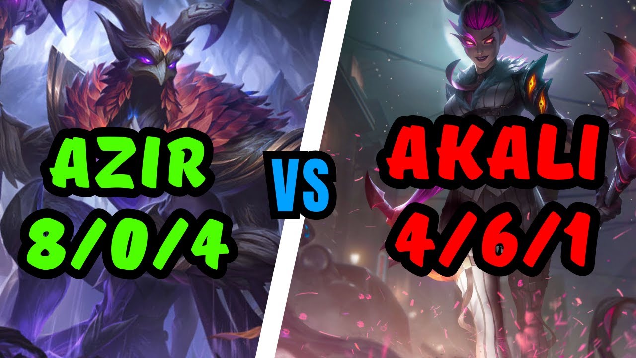Challenger Azir Mid replay High Elo Gameplay