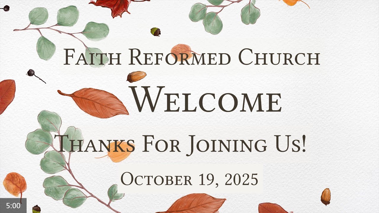 Worship Service October 12, 2025