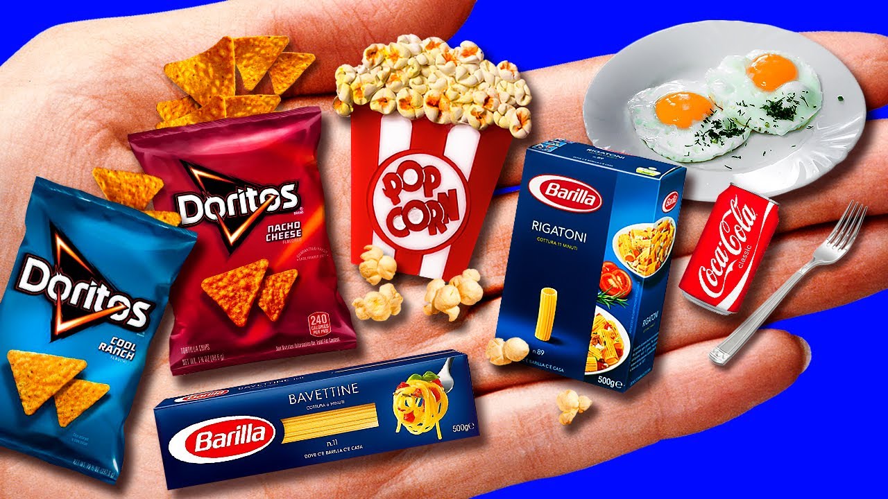 8 MINIATURE FOOD & THINGS IDEAS TO DIY IN 5 MINUTE CRAFTS