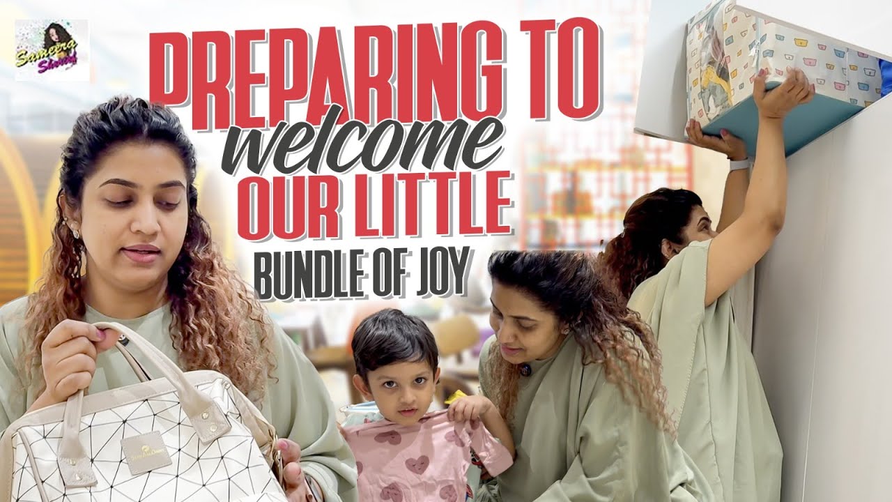 Preparing To Welcome Our Little Bundle Of Joy | Setting Up Diaper Bag | Sameera Sherief