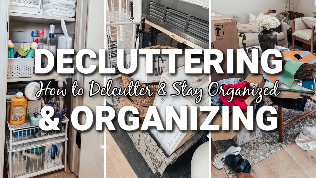 CLEAN UP, DECLUTTER & ORGANIZE 2025 | DECLUTTERING & ORGANIZING | HOW TO DECLUTTER & STAY ORGANIZED