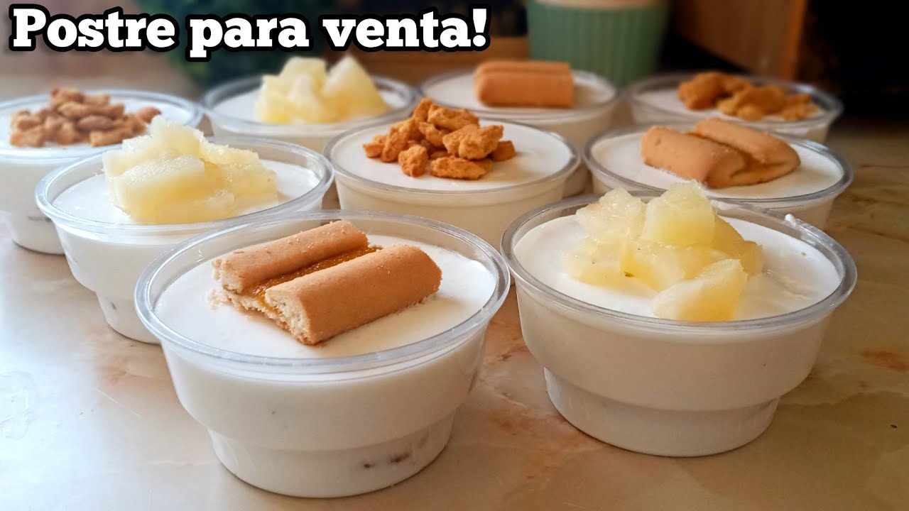 Vasitos de CARLOTA DE PIÑA COLADA en minutos |Idea para negocio