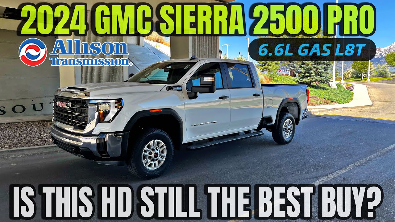2024 GMC Sierra 2500 PRO Gas V8 L8T: The Best HD Bargain With Great Features!
