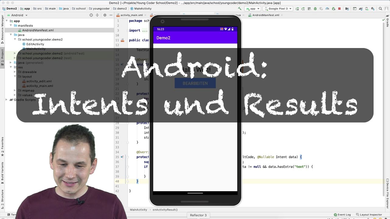 Android-Grundlagen: Intents und Results