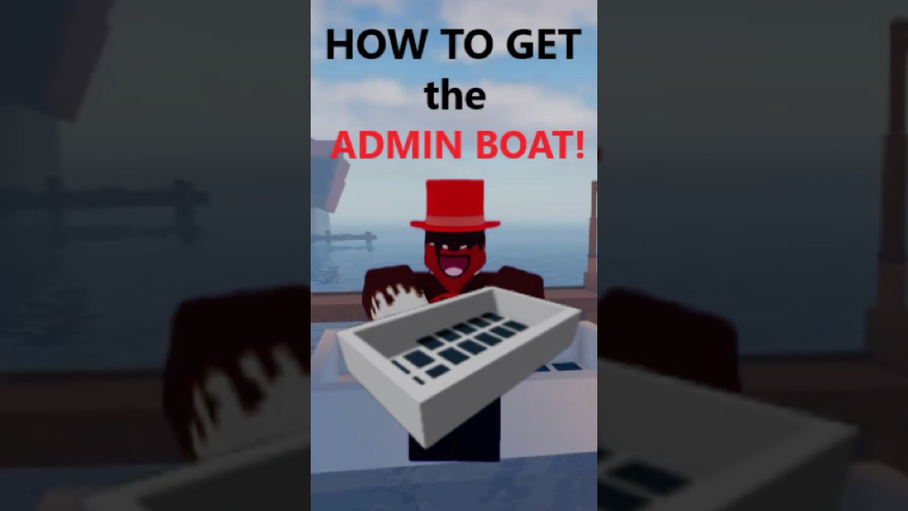 ❗How to get the ADMIN Boat in Fisch 🛶(Roblox) #fisch #adminboat #roblox #viral #tips