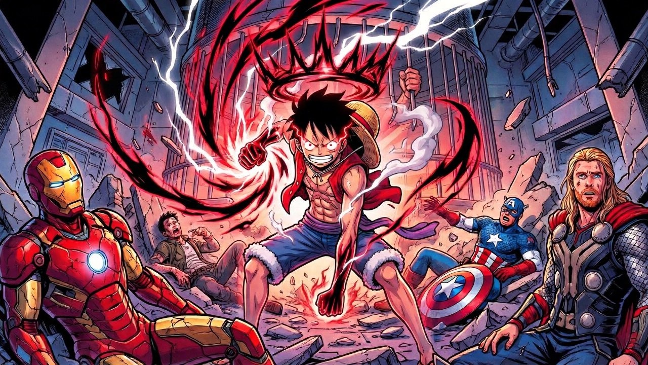 WHAT IF MONKEY D. LUFFY ENTERED THE MARVEL UNIVERSE?