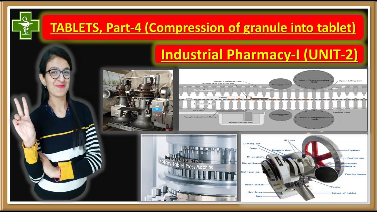 Tablets, part-5  (compression of granule into tablet)