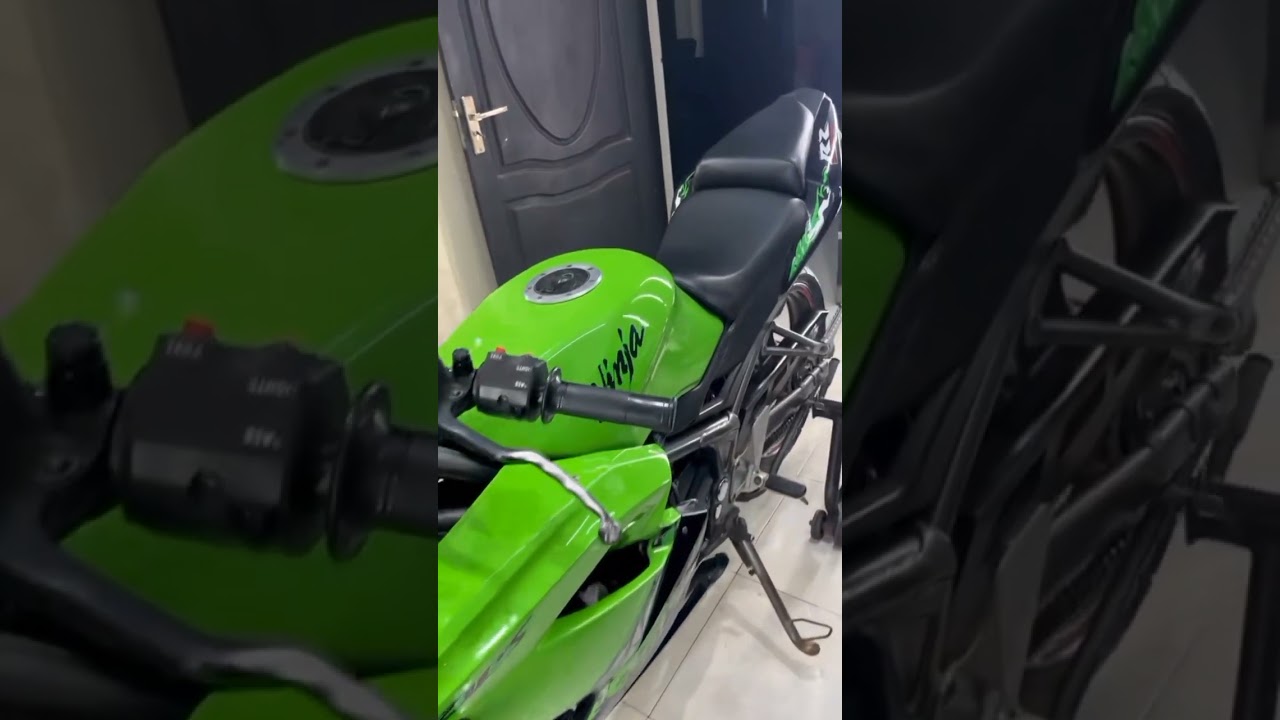 Ready motor Kawasaki ninja asli Putih dan hijau harga mulai 16 juta